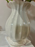 蜀门简约北欧美式白色宽口陶瓷高级感大花瓶摆件创意客厅家居玫瑰插花 绳墨.亮白款 实拍图