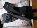 摩誉休闲裤男夏季薄款中国风冰丝速干弹力松紧腰长裤韩版直筒潮男裤子 黑色+黑色 2条装 31（2尺4适合125-135斤） 实拍图