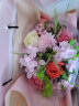 初朵 14朵玫瑰花束香皂康乃馨鲜同城配送花母亲节520情人节礼物送女友 实拍图
