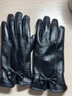 恒源祥真皮手套女冬季加绒保暖触屏开车骑车户外骑行女士秋季防泼水防风摩托车皮手套加厚防寒 50M18911黑色M 实拍图
