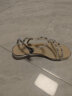 百思图（BASTO）24夏商场新款珍珠条带休闲坡跟一字带女平底凉鞋RWZ31BL4 透明/银 37 晒单实拍图