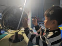 FUNGLOBE 智能语音点读AR地球仪启蒙会说话的大号32cm儿童学生用初中生3d凹凸立体浮雕 30CM卫星款AR点读款(720°充电款外框银色) 实拍图
