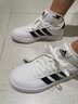 阿迪达斯 （adidas）男鞋板鞋 25秋季新款运动鞋透气轻便白色休闲鞋低帮鞋子男 时尚板鞋/小白鞋/热推款 39 实拍图