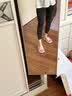 铂呐苓瑜伽裤女运动紧身裤瑜伽服套装无尴尬线高腰弹力跑步健身裤 瑜伽裤星耀黑 S 【80-95斤】 实拍图