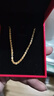 中国黄金（CHINA GOLD）黄金凤尾手链女足金简约时尚素金手饰618送女朋友生日礼物送老婆 时尚凤尾手链 【京速达】约1.7g 实拍图