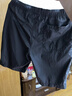 MUJI MUJI 男式 棉水洗府绸 短裤休闲短裤男款夏季纯棉全棉AED14A2S 深灰色 S 实拍图