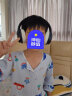 巴米尼（BAMINI） SPACE头戴式无线蓝牙儿童耳机主动降噪 学生在线英语网课学习通话耳麦适用于苹果华为小米 蓝色 实拍图