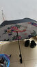 向日葵双层长柄反向伞黑胶晴雨伞汽车用自动折叠反骨伞定制广告伞印logo 圣洁白独角兽 实拍图