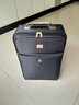 珉璐保罗（MINLUBAOLUO）商务拉杆箱行李箱男士飞机万向轮旅行箱20英寸登机箱皮箱子 黑色 20英寸竖款【可登机】 实拍图