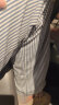 Levi's李维斯24春季新款男士宽松直筒条纹休闲裤个性时尚百搭 蓝白拼色 S 晒单实拍图