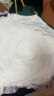 迷你巴拉【mini亲子】男童女童儿童短袖T恤成人一家三口宽松柔软 【A款亲子款】奶白10501 130cm 实拍图