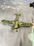 玩控 二战飞机模型军事拼装模型BF109玩具diy手工制作仿真模型 军绿色 实拍图