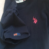 U.S. POLO ASSN.T恤男短袖男士纯棉t恤夏季白色小T恤休闲男打底衫父亲节 藏青 L 实拍图