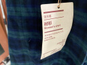 无印良品（MUJI） 女式 法兰绒 衬衫 长袖休闲格子纯棉全棉 BCB40C2A 深绿色格纹 S (155/80A) 晒单实拍图