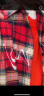 7家优品衬衫男春秋冬季款刺绣格子潮流美式复古格纹衬衣高级感巴洛克外套 JCF-C254红色 2XL 晒单实拍图