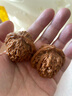 山中玉文玩核桃狮子头四座楼把玩青皮手把件精品麻核桃送父母生日礼物 原色43mm左右 实拍图