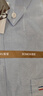 罗蒙（ROMON）纯棉牛津纺长袖衬衫男春秋中青年时尚职业工装衬衣1085蓝色39 实拍图