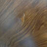 非洲鹰（feizhouying） 折叠圆桌餐桌家用简易可折叠6人小户型8人简易圆形老式吃饭桌子 包边棕木纹90厘米圆桌 不锈钢架子 实拍图