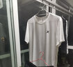 特步（XTEP）运动套装男夏季健身跑步服篮足球服男士休闲速干衣短袖短裤两件套 白色【速干套装】店长推荐 XL 实拍图