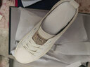 皓顿（HAUT TON）休闲鞋头层牛皮男鞋新品懒人小白鞋韩版一脚蹬乐福鞋百搭板鞋 白色 42 -适合运动鞋43码 实拍图