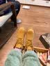 添柏岚（Timberland）小码女鞋小脚经典款柔软抓地高帮黄靴|12709W宽版 麦黄色 35 (US3) 实拍图