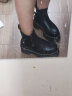 马丁（DR.MARTENS）Audrick男女春舒适松糕软皮黑色厚底切尔西靴城市轻户外 黑色 36 实拍图