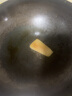 福言记传统老式铁锅炒锅无涂层炒菜不粘锅家用圆底燃气灶锅具适用 32无耳炒锅（杉木锅盖+锅铲) 32cm 实拍图