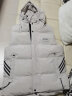JEEP SPIRIT马甲男秋冬新款保暖棉马夹外套休闲坎肩连帽韩版修身大码背心男 灰白色 M /80-96斤 实拍图