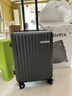 新秀丽(Samsonite) 四轮拉杆箱 55/20 炭黑色 拉链 实拍图