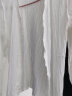 春夏秋冬新款韩版蕾丝长袖衬衫女装洋气内搭雪纺衫上衣小心机v领打底衫 白色 XL 实拍图