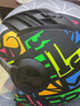 LS2头盔摩托车头盔复古特大码电动车半盔3C认证OF562 哑黑魔方 L头围55-56 实拍图