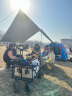 骆驼（CAMEL）户外精致露营六角蝶形黑胶防晒天幕帐篷便携野餐遮阳棚173BA6B064 实拍图