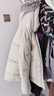 OLOEY高级感羽绒棉服女短款2024年新款冬季韩版外套小个子棉袄棉衣女 豆绿色 XL 135-160斤 实拍图
