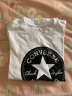 Converse 匡威儿童装男童短袖t恤夏季新款打底大童透气小女孩半袖运动T恤 纯白色-中性 140cm/(S) 实拍图