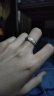 欧颜925银貔貅戒指男士潮个性开口单身食指环女尾戒生日礼物送男女友 925银貔貅开口戒指（可调节） 实拍图