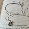 银千惠999足银海洋之心手链女士时尚饰品轻奢情人节生日礼物送女友老婆 海洋之心套装/蓝锆+免费刻字/代写贺卡 玫瑰花礼盒送老婆/配首饰证书/情人节女生礼物 实拍图