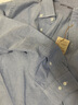 无印良品 MUJI 男式 棉水洗牛津 纽扣领 长袖衬衫 衬衣外套纯棉全棉 萨克森蓝 M (170/92A) 实拍图
