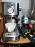 索利斯（Solis） 【新年年货礼物】咖啡机家用意式手动半自动商用办公室打奶泡机稳压萃取强劲蒸汽情人节 银色 实拍图