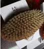 素一素二猪鬃干刷洗澡刷身体刷软毛沐浴刷搓澡刷脂肪团皮肤刷搓泥刷腿神器 乌檀木猪鬃身体刷-干湿两用 实拍图
