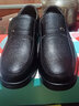 戈耐头层牛皮中老年人正装皮鞋男士商务休闲鞋男真皮乐福老人鞋爸爸鞋 黑色 头层牛皮 套脚 春秋季四季 42 码 (260mm) 实拍图