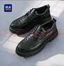 海澜之家HLA皮鞋男商务休闲增高透气工装男鞋HAAGZM2DBI044 黑色 40 实拍图