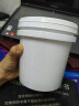 佳叶加厚PP塑料桶食品级包装桶甜面酱料腌菜桶密封水桶冰粉小水桶胶桶 4L（可装水8斤） 白色1个 实拍图