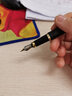 英雄（HERO）钢笔美工笔金龙绒砂铱金钢笔书法练字墨水笔6006 钢笔-银砂 实拍图