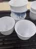 唯古 白瓷功夫茶杯单个小号家用青花瓷手绘陶瓷茶具品茗杯茶碗 荷花（50ml）2个 实拍图
