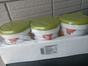 茶花（CHAHUA） 玻璃调料罐调味盒油壶套装厨房带架子糖盐味精罐 3件套+油壶【绿色】 实拍图