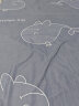 雅鹿·自由自在 床单单件 床罩床上用品床头罩被单床垫套床盖 深海蓝鲸180*230cm 实拍图