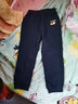 贝贝怡童装男童裤子春秋纯棉儿童运动裤宝宝外出长裤男大童休闲裤 藏青K037 110 （建议身高100-110cm） 实拍图
