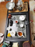 瓷牌茗茶具功夫茶具茶盘实木家用整套四合一电热炉茶台茶托盘排水式仿乌金石 茶花瓶流水器4合1瓷石茶盘全自动 实拍图