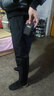 老人头（LRT）男士鹅绒裤外穿防风滑雪羽绒裤宽松保暖高腰加厚防寒裤子冬季新款 墨绿 XL /175（建议125-140斤） 实拍图
