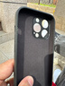 京工智造【肤感真液态】适用苹果14手机壳iPhone14promax全包防摔超薄液态硅胶壳软男新款女 苹果14Pro【质感黑】液态硅胶&贈钢化膜 实拍图